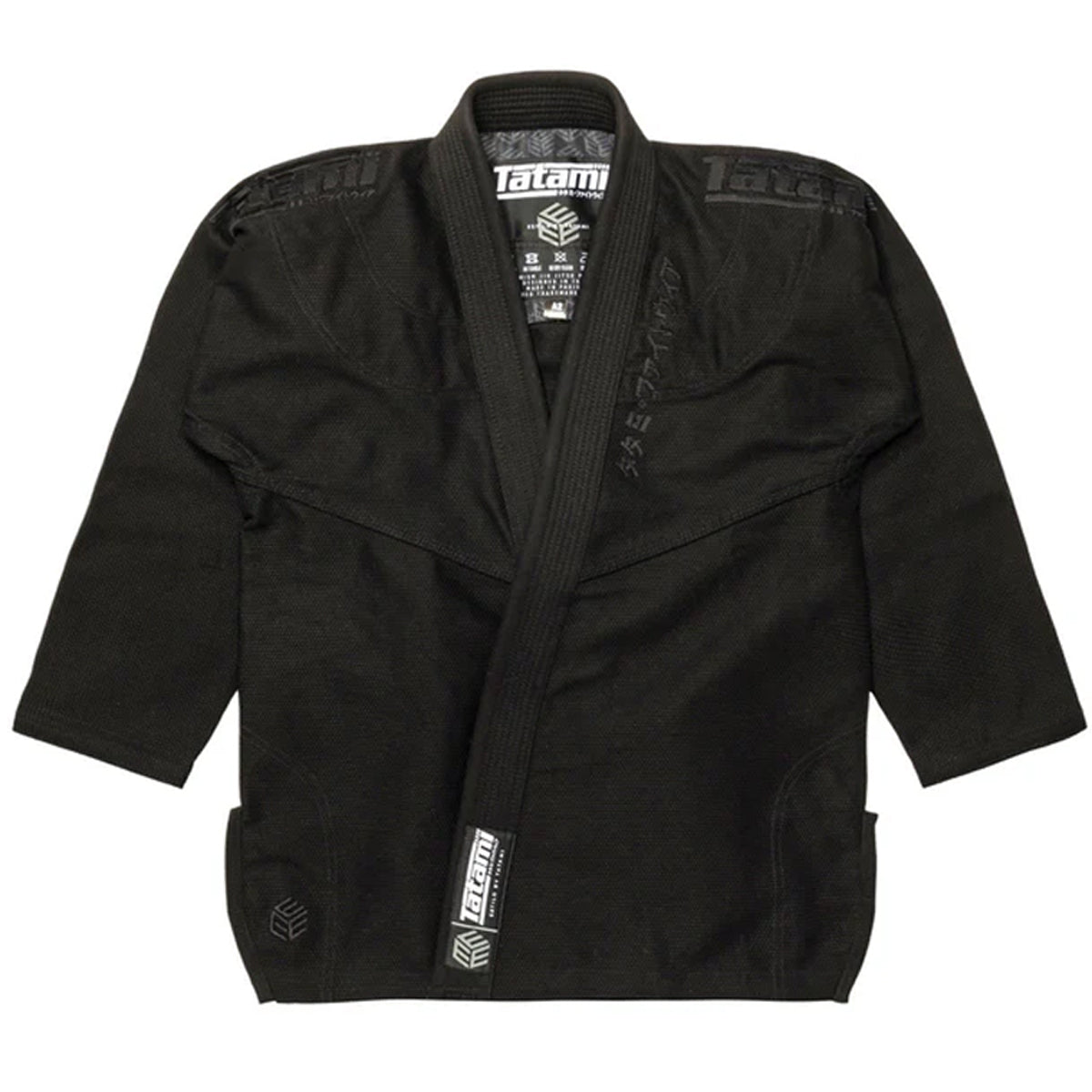 Tatami Fightwear Estilo Black Label BJJ Gi - Black/Black - Forza Sports