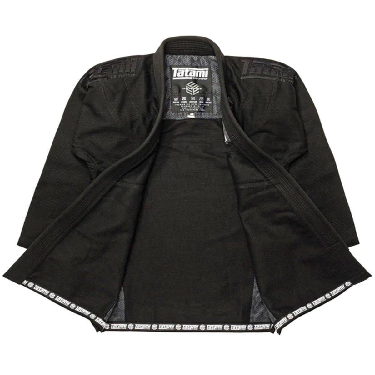 Tatami Fightwear Estilo Black Label BJJ Gi - Black/Black - Forza Sports