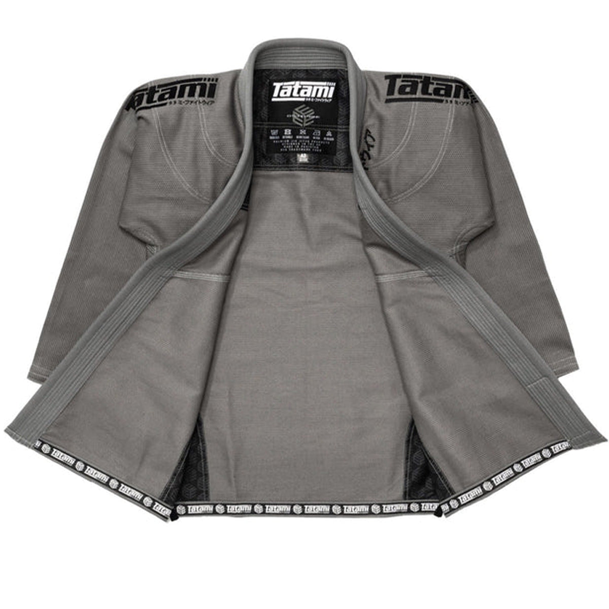 Tatami Fightwear Estilo Black Label BJJ Gi - Black/Gray - Forza Sports