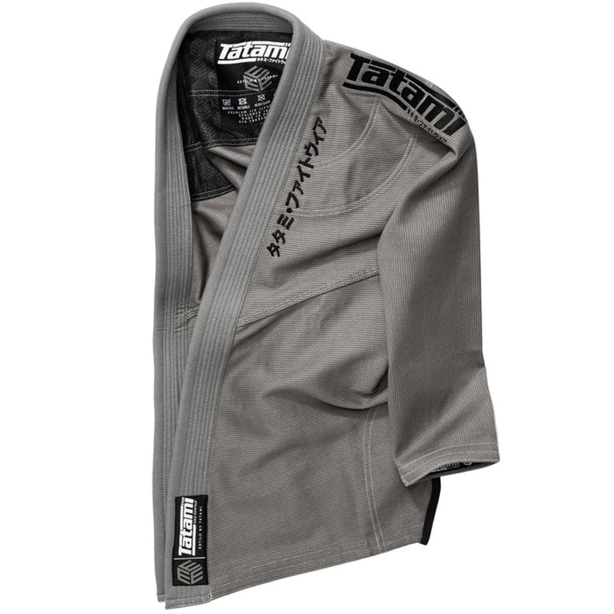 Tatami Fightwear Estilo Black Label BJJ Gi - Black/Gray - Forza Sports