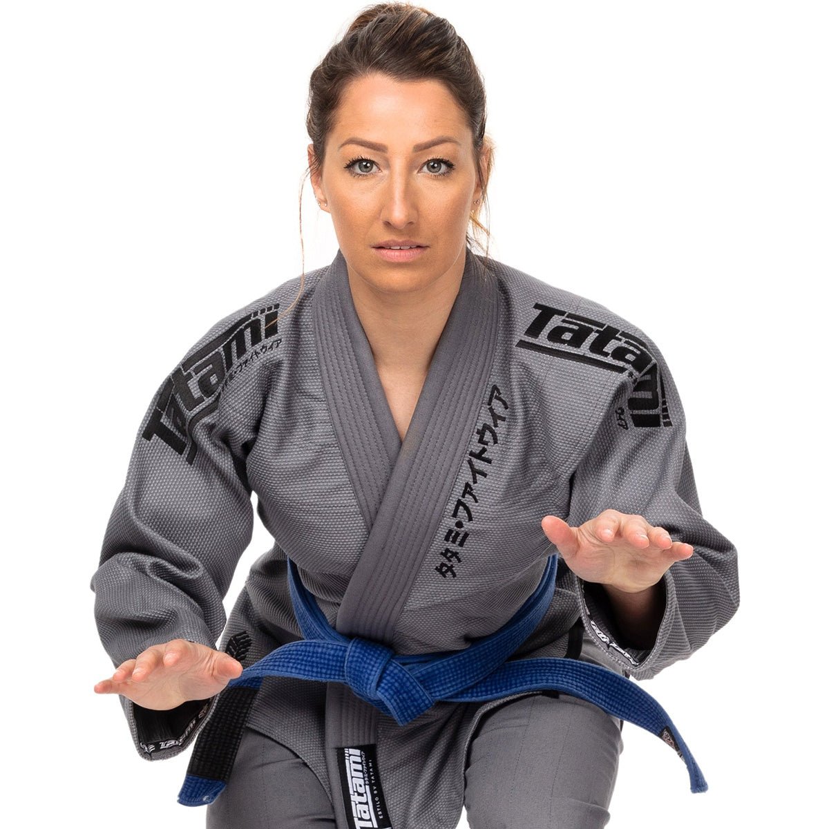 Tatami Fightwear Women's Estilo Black Label BJJ Gi - Black/Gray - Forza Sports