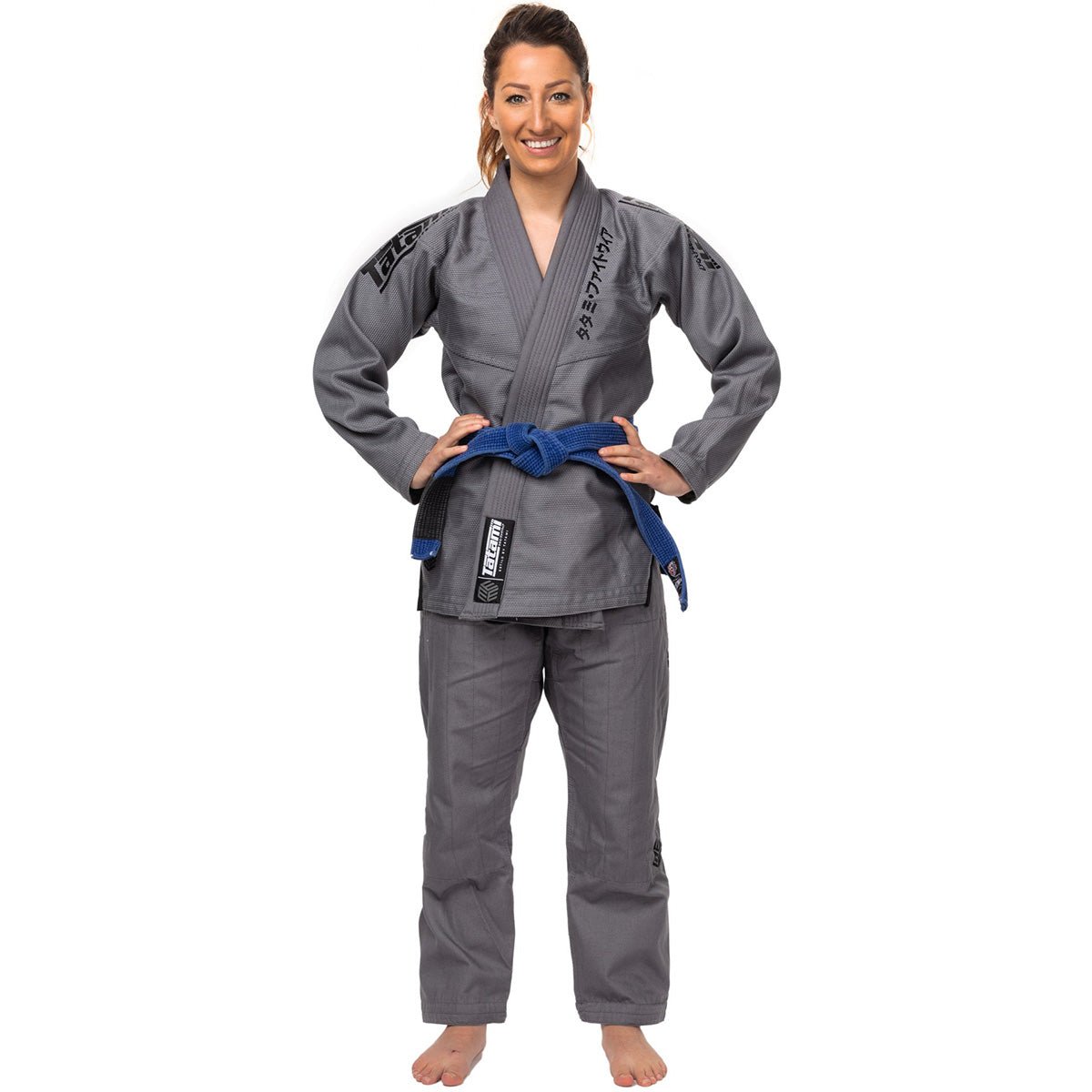 Tatami Fightwear Women's Estilo Black Label BJJ Gi - Black/Gray - Forza Sports