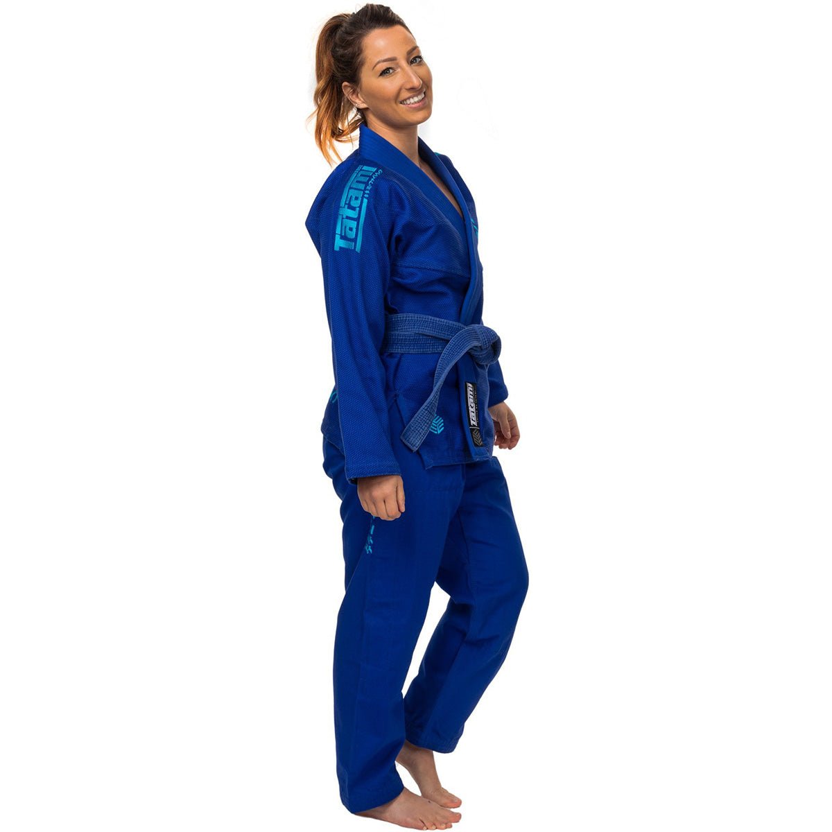 Tatami Fightwear Women's Estilo Black Label BJJ Gi - Blue/Blue - Forza Sports