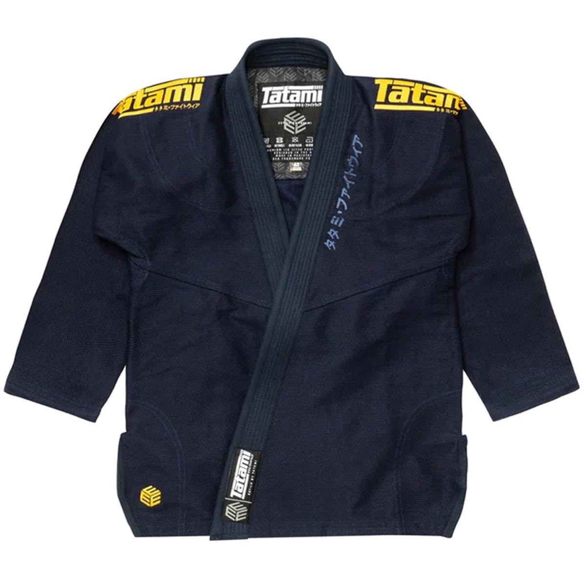 Tatami Fightwear Estilo Black Label BJJ Gi - Gold/Navy - Forza Sports