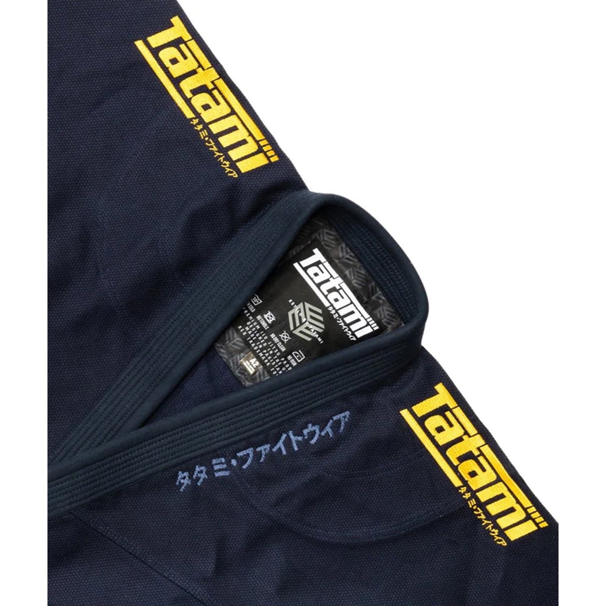 Tatami Fightwear Estilo Black Label BJJ Gi - Gold/Navy - Forza Sports