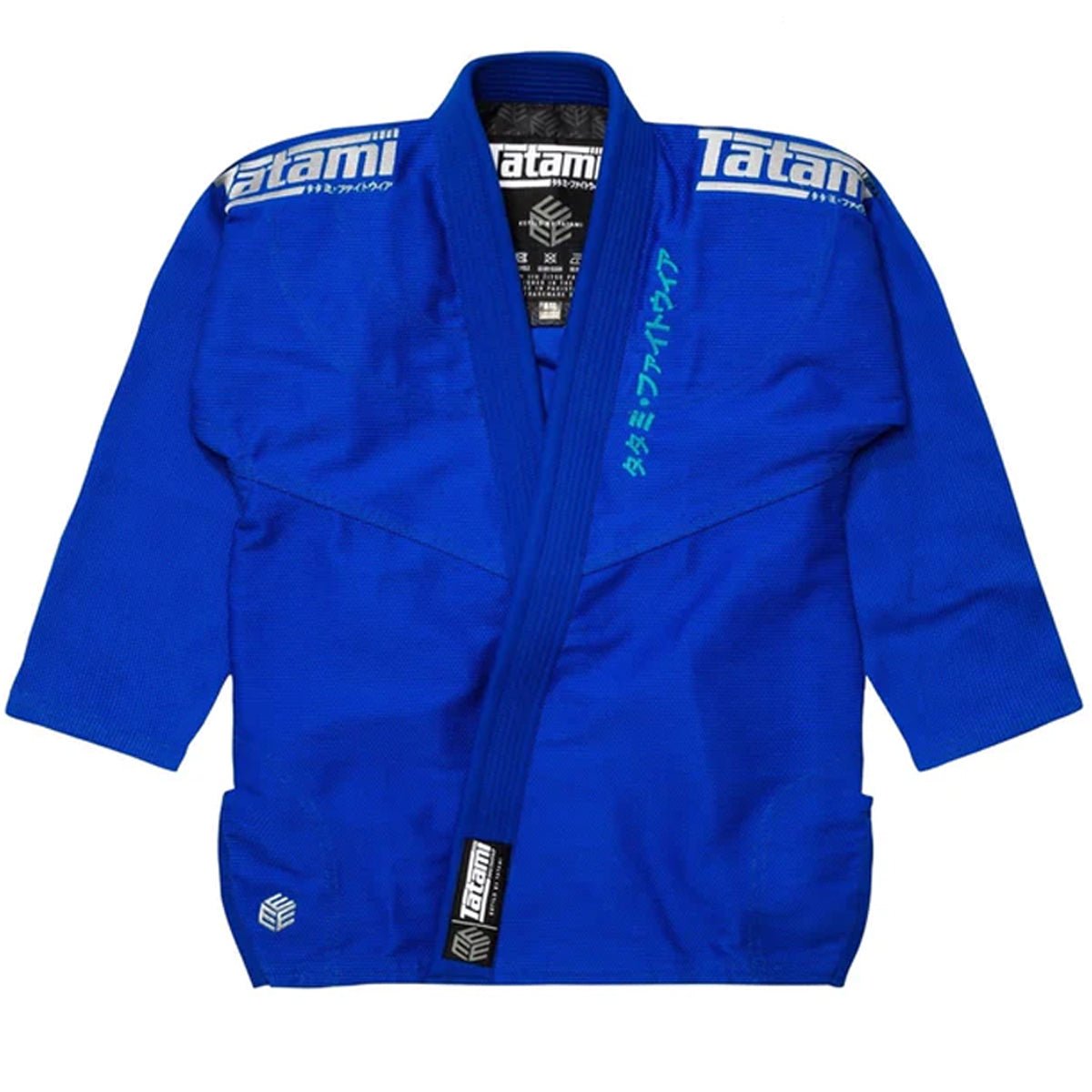 Tatami Fightwear Estilo Black Label BJJ Gi - Gray/Blue - Forza Sports