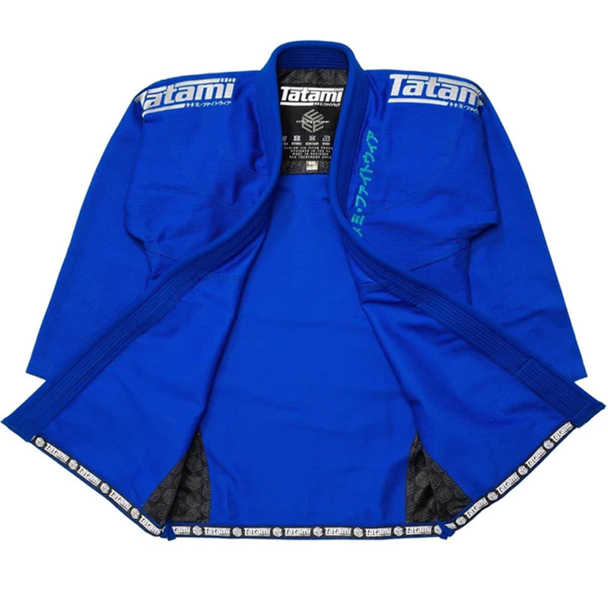 Tatami Fightwear Estilo Black Label BJJ Gi - Gray/Blue - Forza Sports