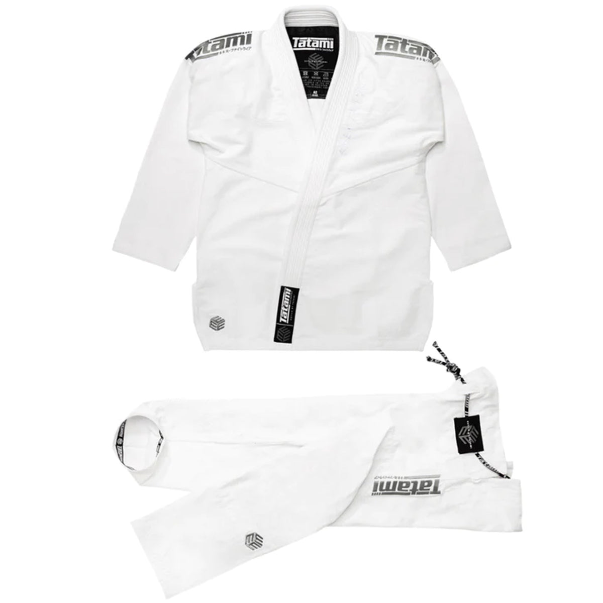 Tatami Fightwear Estilo Black Label BJJ Gi - Gray/White - Forza Sports