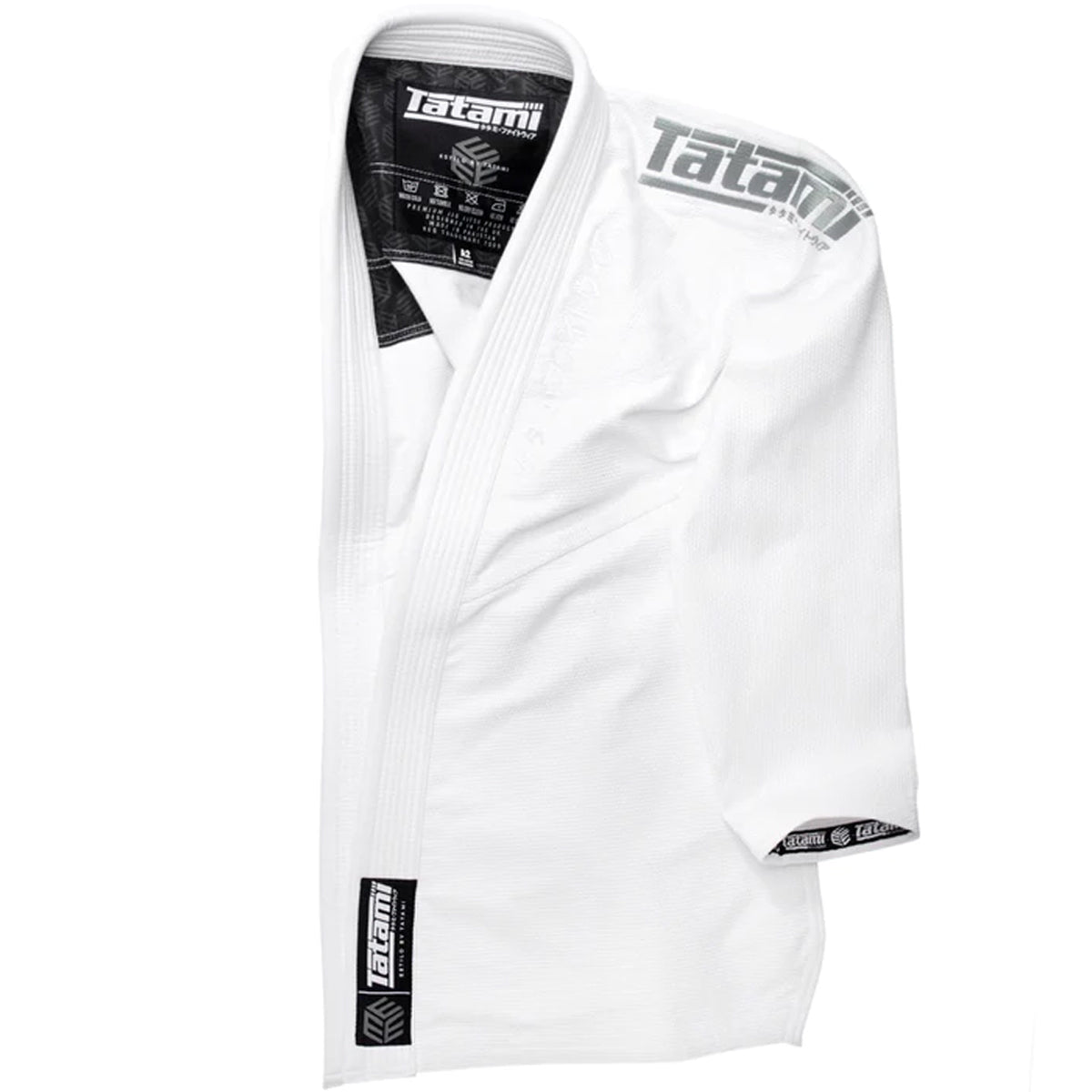 Tatami Fightwear Estilo Black Label BJJ Gi - Gray/White - Forza Sports