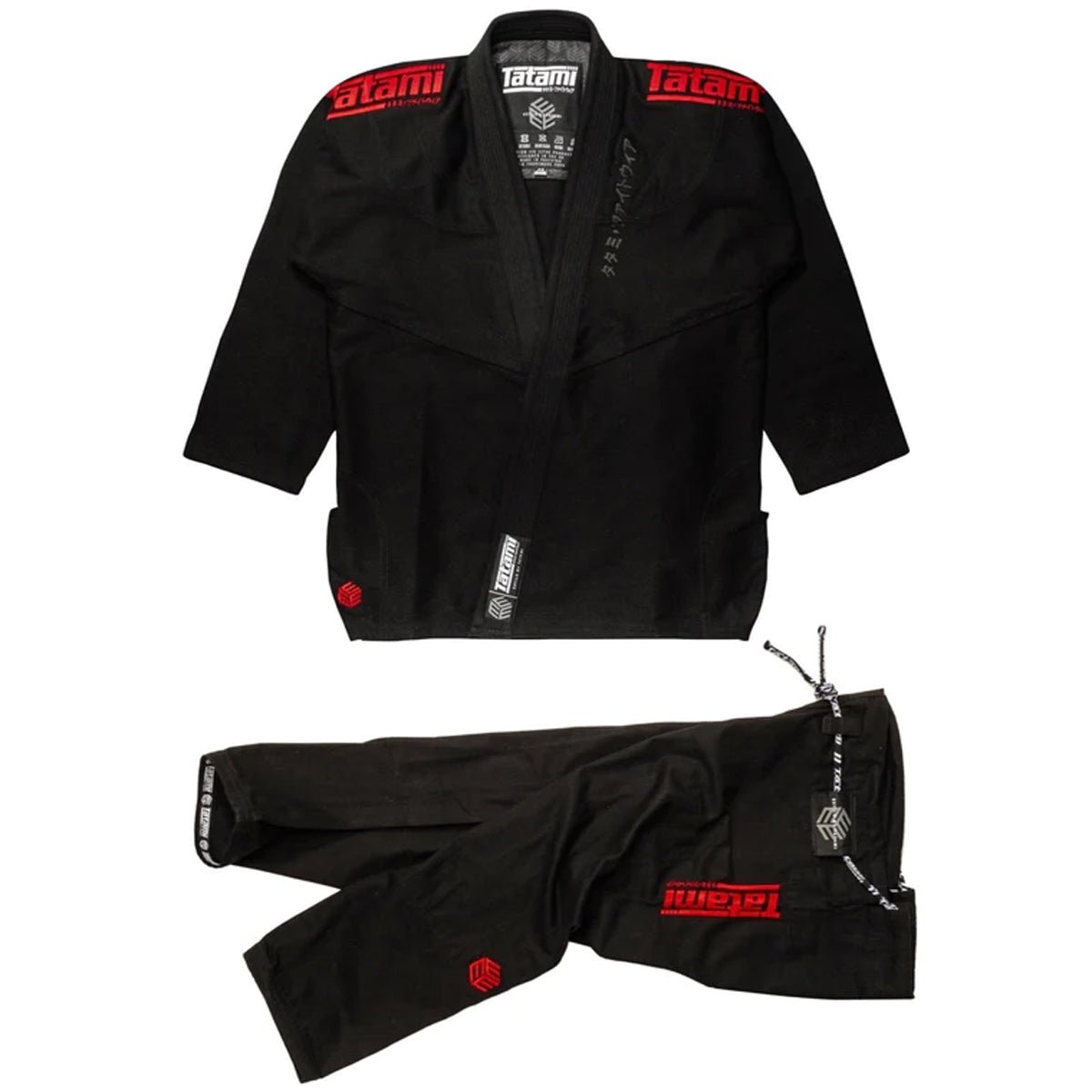 Tatami Fightwear Estilo Black Label BJJ Gi - Red/Black - Forza Sports