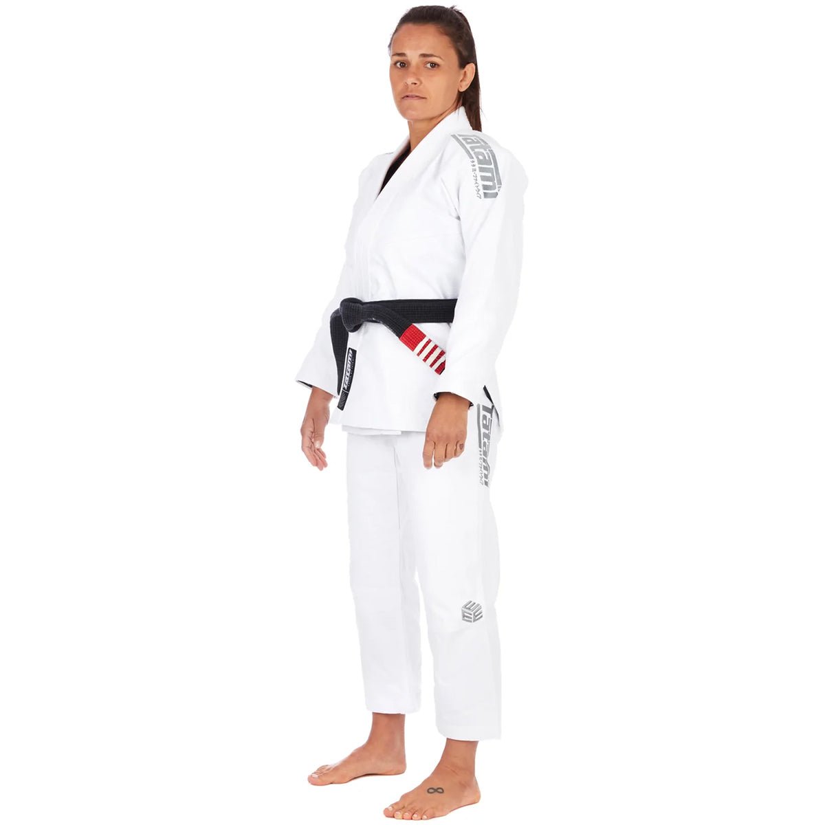 Tatami Fightwear Women's Estilo Black Label BJJ Gi - Gray/White - Forza Sports