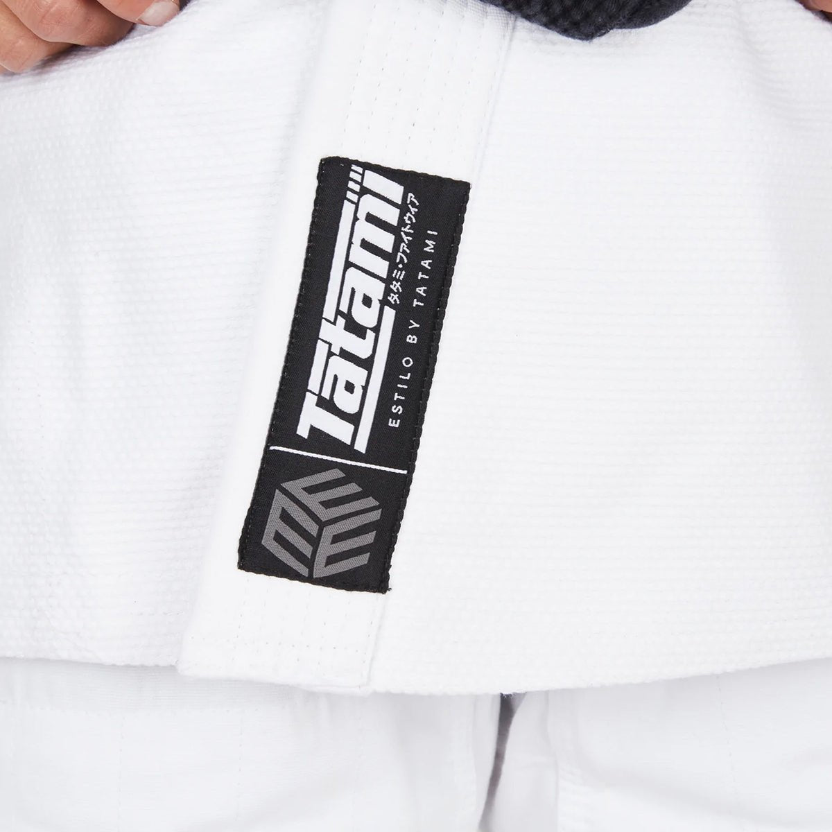 Tatami Fightwear Women's Estilo Black Label BJJ Gi - White/White - Forza Sports