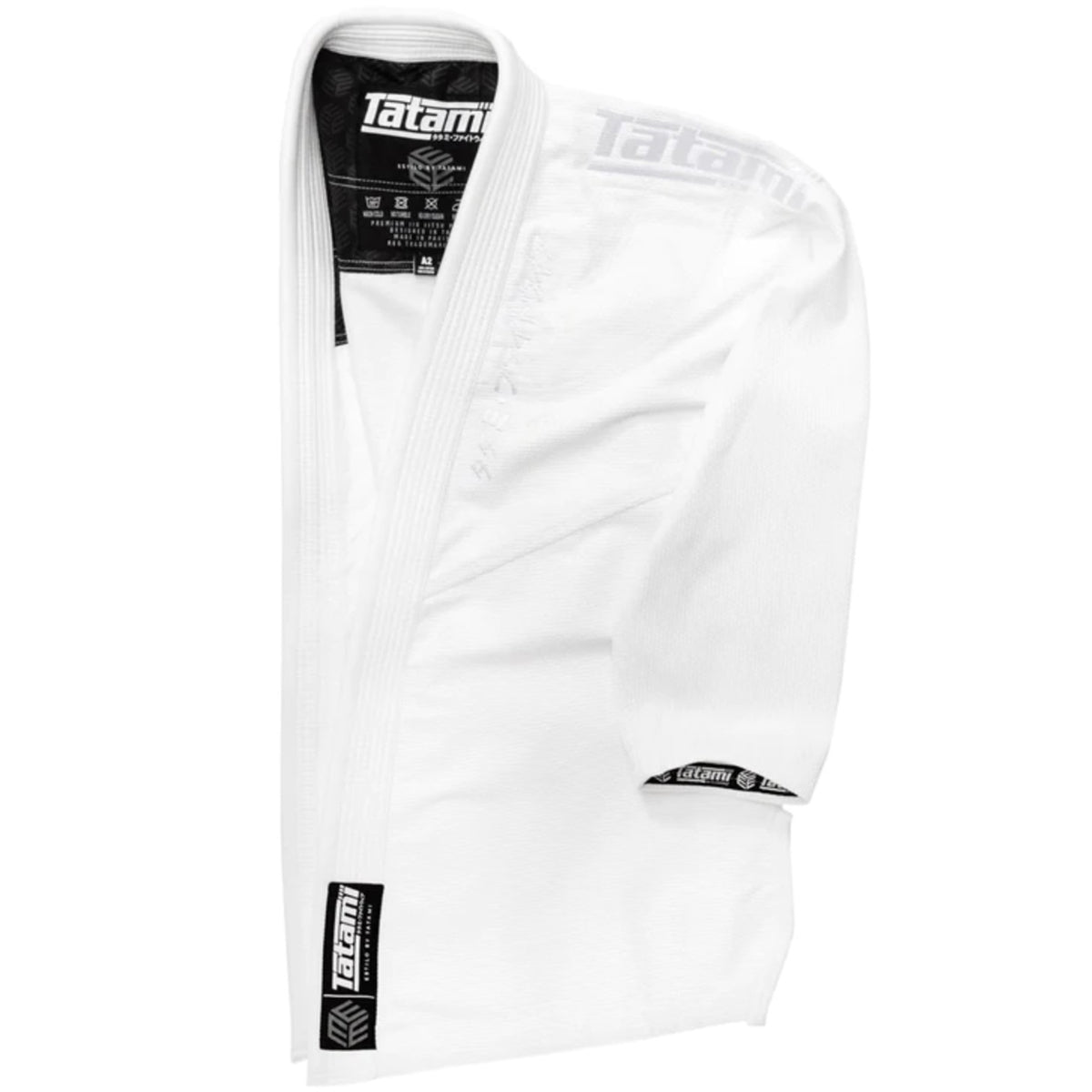 Tatami Fightwear Estilo Black Label BJJ Gi - White/White - Forza Sports