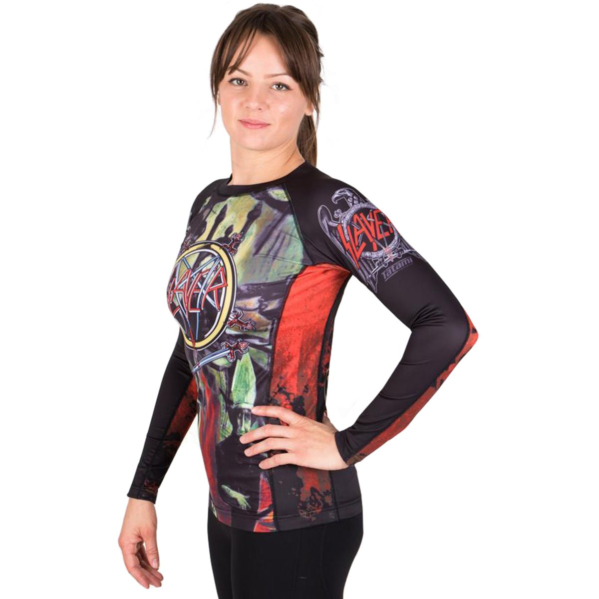 Tatami Fightwear Ladies Slayer Reign In Blood Long Sleeve BJJ Rashguard - Forza Sports