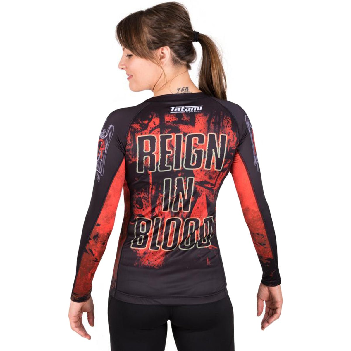 Tatami Fightwear Ladies Slayer Reign In Blood Long Sleeve BJJ Rashguard - Forza Sports