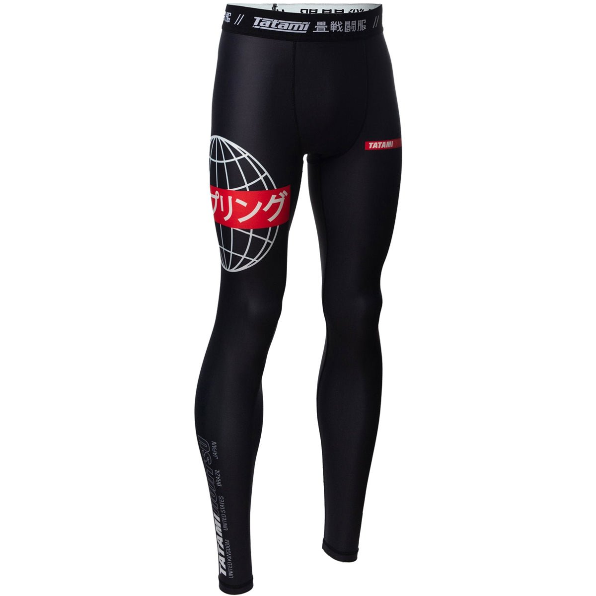 Tatami Fightwear Global Grappling Spats - Black - Forza Sports
