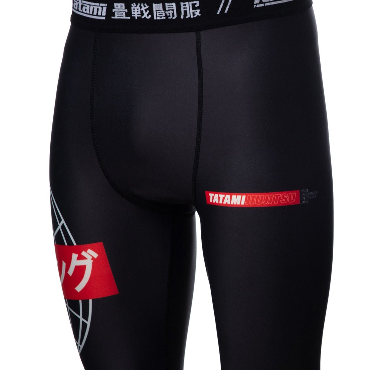 Tatami Fightwear Global Grappling Spats - Black - Forza Sports