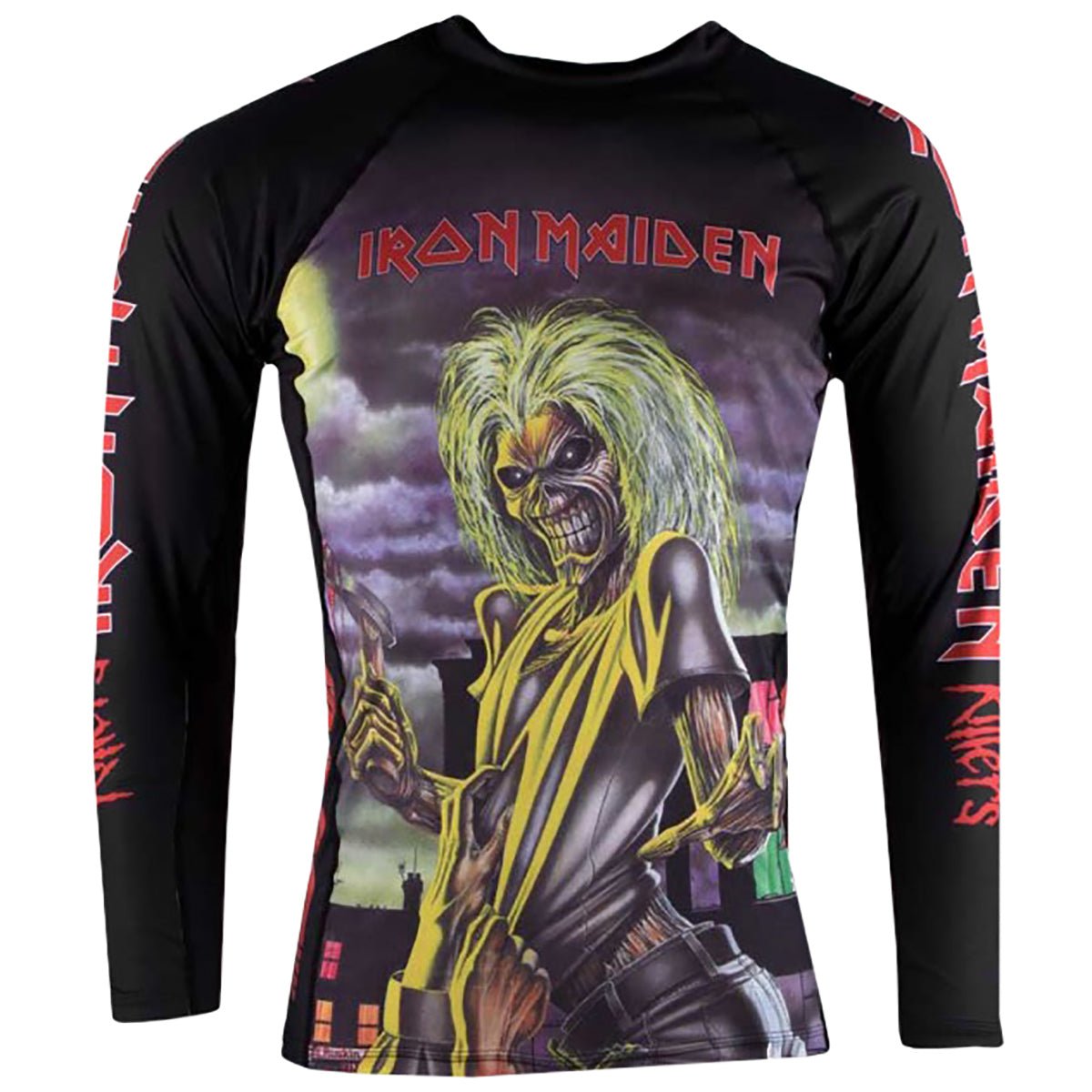 Tatami Kid's x Iron Maiden Killers Long Sleeve BJJ Rashguard - Black - Forza Sports