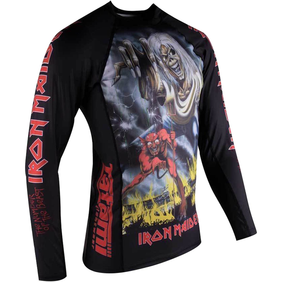 Tatami Fightwear Iron Maiden Number of the Beast Long Sleeve BJJ Rashguard - Forza Sports