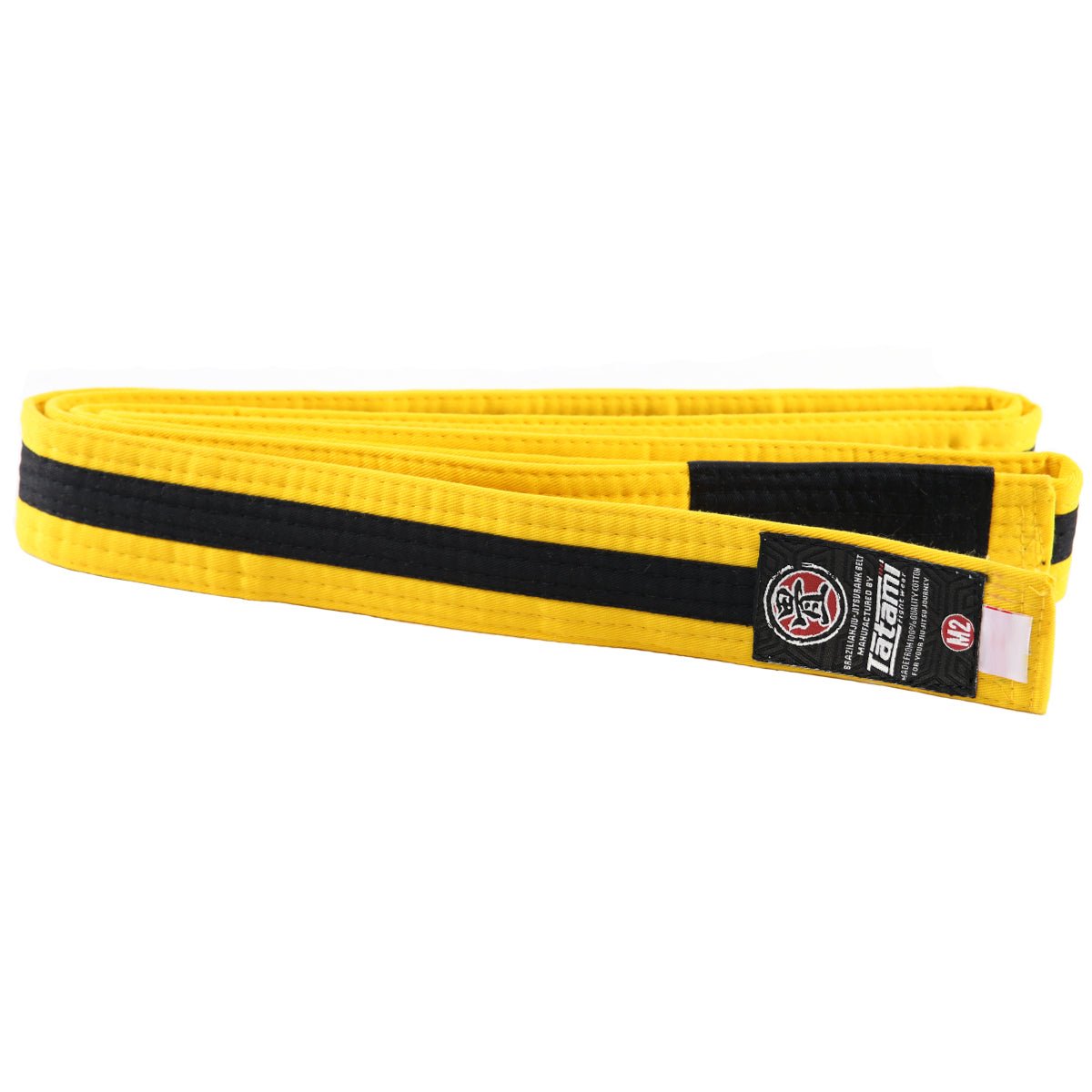 Tatami Fightwear Kid's IBJJF Rank Belt - Yellow/Black - Forza Sports