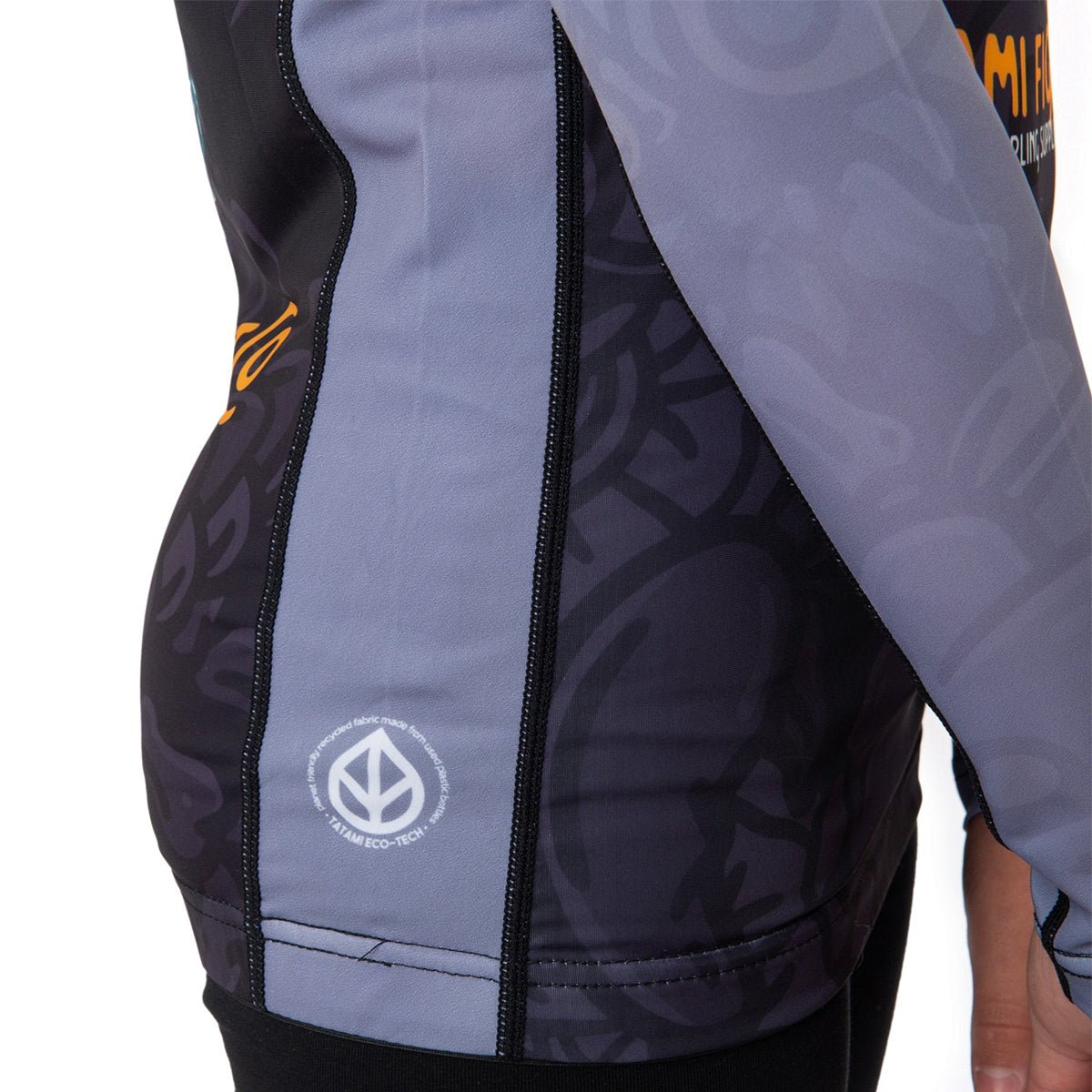 Tatami Fightwear Kids Equilibrium Eco Tech Recycled Long Sleeve Rashguard - Gray - Forza Sports