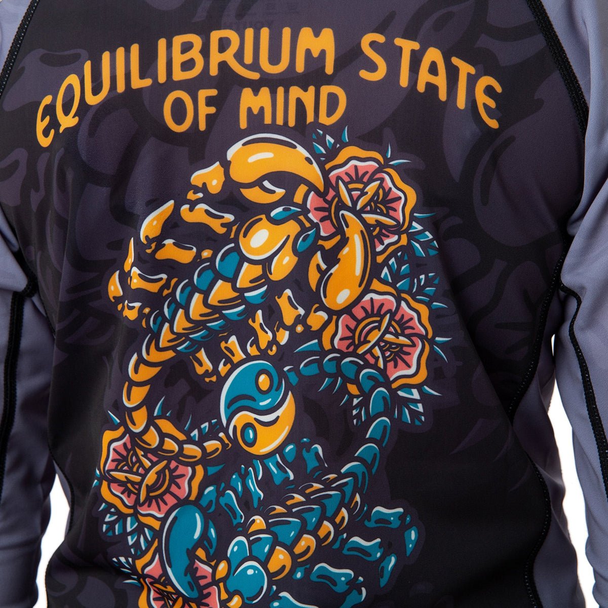 Tatami Fightwear Kids Equilibrium Eco Tech Recycled Long Sleeve Rashguard - Gray - Forza Sports