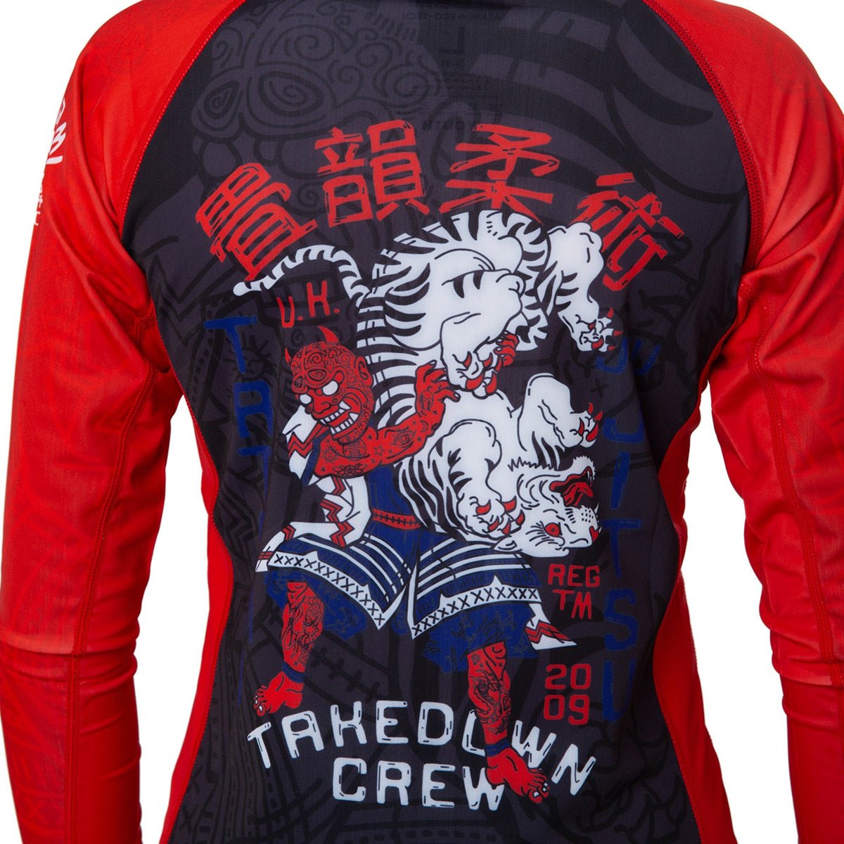 Tatami Fightwear Kid's Takedown Tiger Eco Tech Recycled Rashguard - Black - Forza Sports