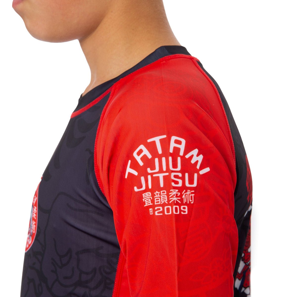 Tatami Fightwear Kid's Takedown Tiger Eco Tech Recycled Rashguard - Black - Forza Sports