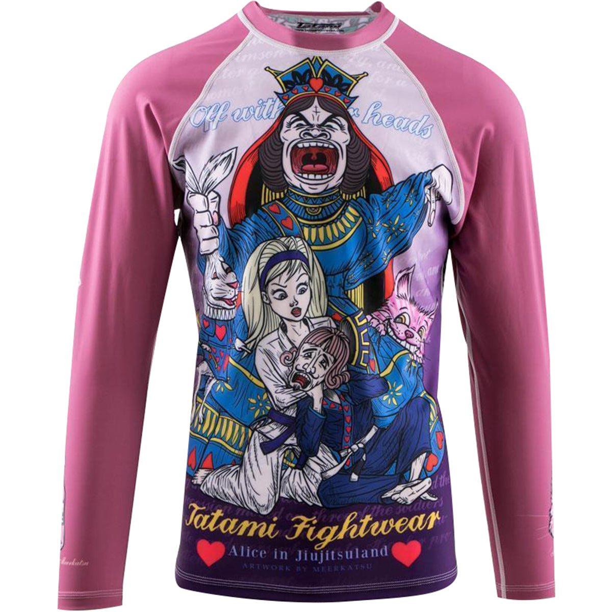 Tatami Kids Meerkatsu Alice in Jiu - Jitsu Land Long Sleeve BJJ Rashguard - Forza Sports