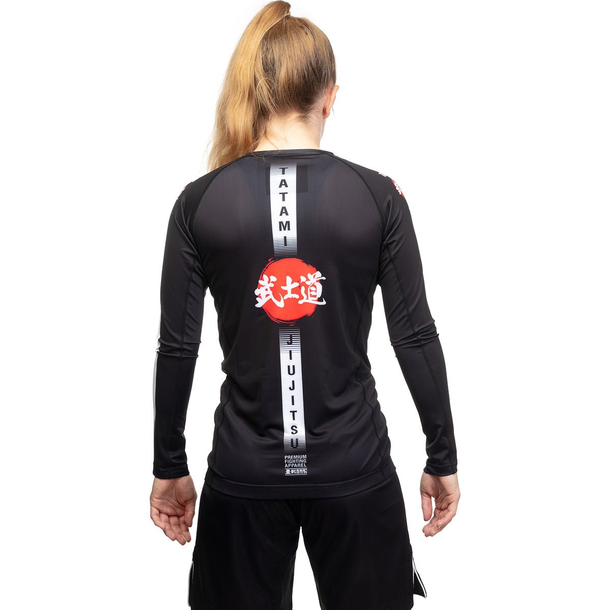 Tatami Fightwear Women's Bushido Long Sleeve Rashguard - Black - Forza Sports