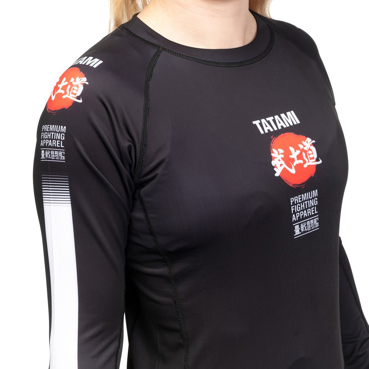 Tatami Fightwear Women's Bushido Long Sleeve Rashguard - Black - Forza Sports