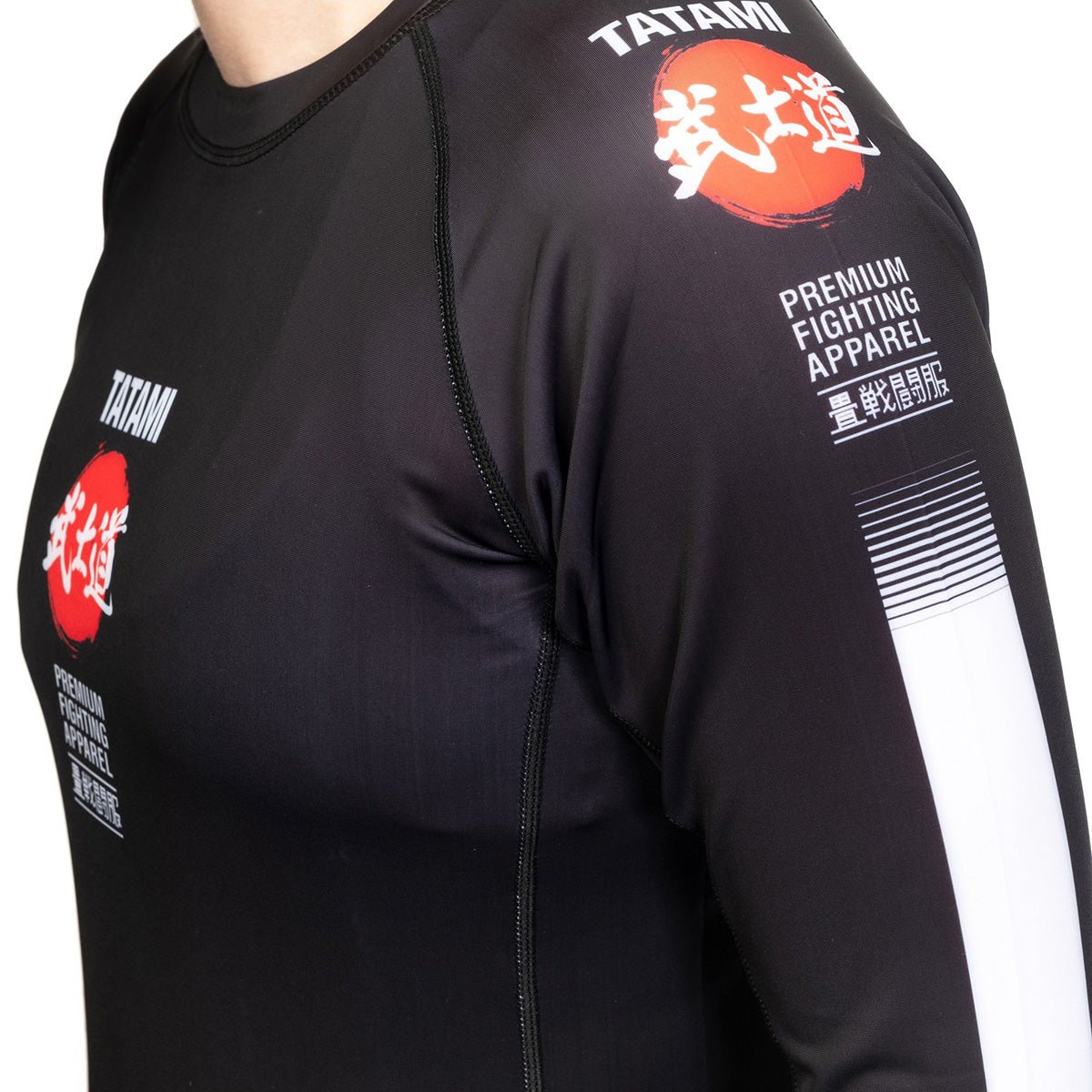 Tatami Fightwear Women's Bushido Long Sleeve Rashguard - Black - Forza Sports