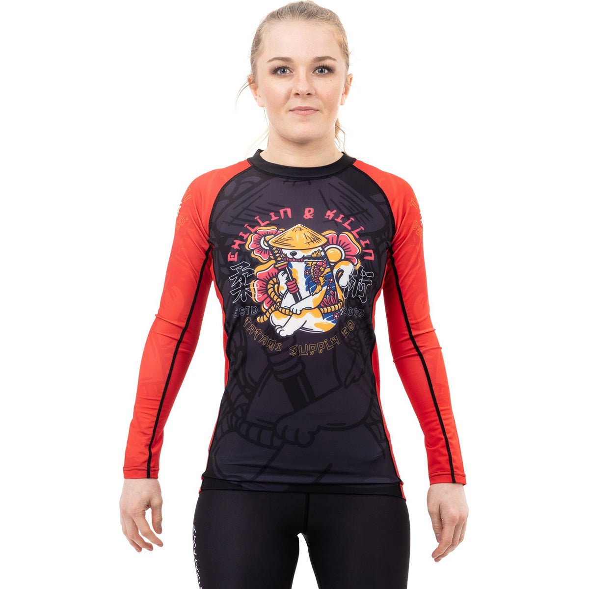 Tatami Fightwear Women's Chillin Eco Tech Recycled Long Sleeve Rashguard - Forza Sports