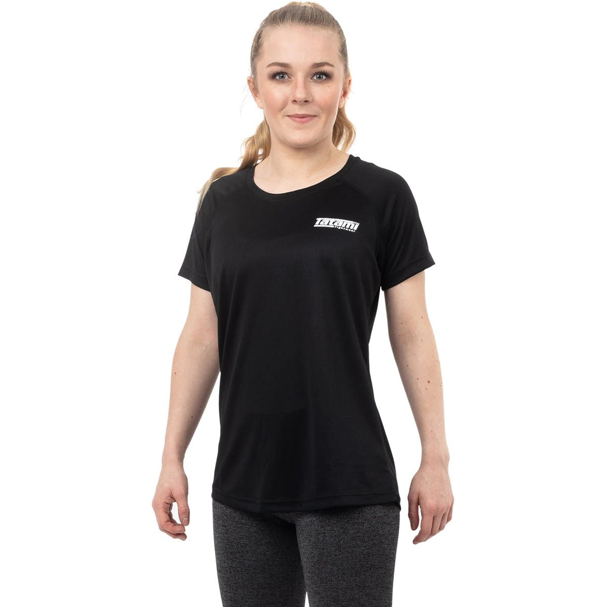 Tatami Fightwear Women's Dry Fit T-Shirt - Small - Black - Forza Sports