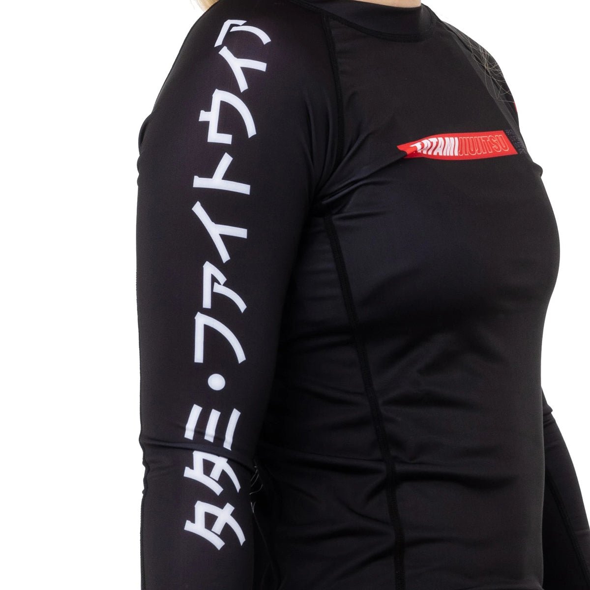 Tatami Fightwear Women's Global Long Sleeve Rashguard - XL - Black - Forza Sports