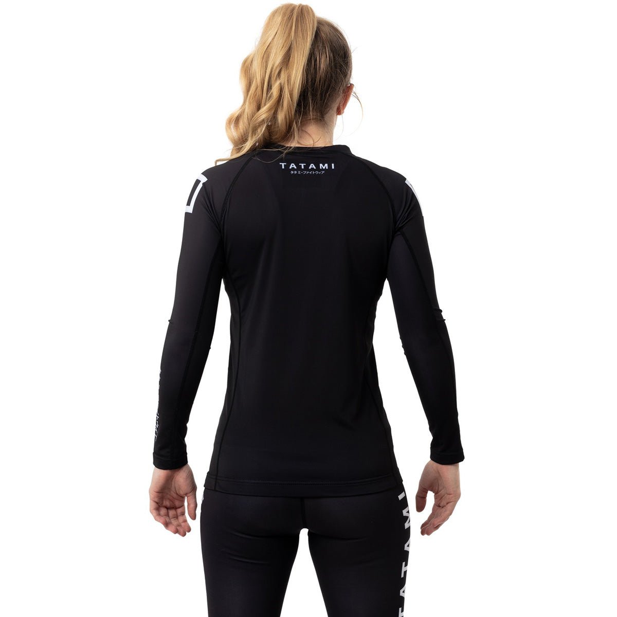 Tatami Fightwear Women's Katakana Long Sleeve Rashguard - Black - Forza Sports