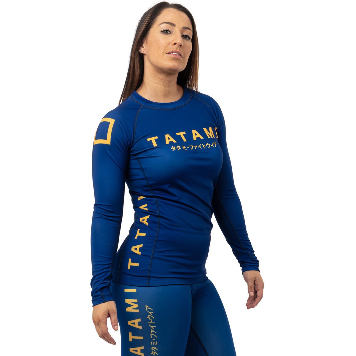 Tatami Fightwear Women's Katakana Long Sleeve Rashguard - Navy - Forza Sports