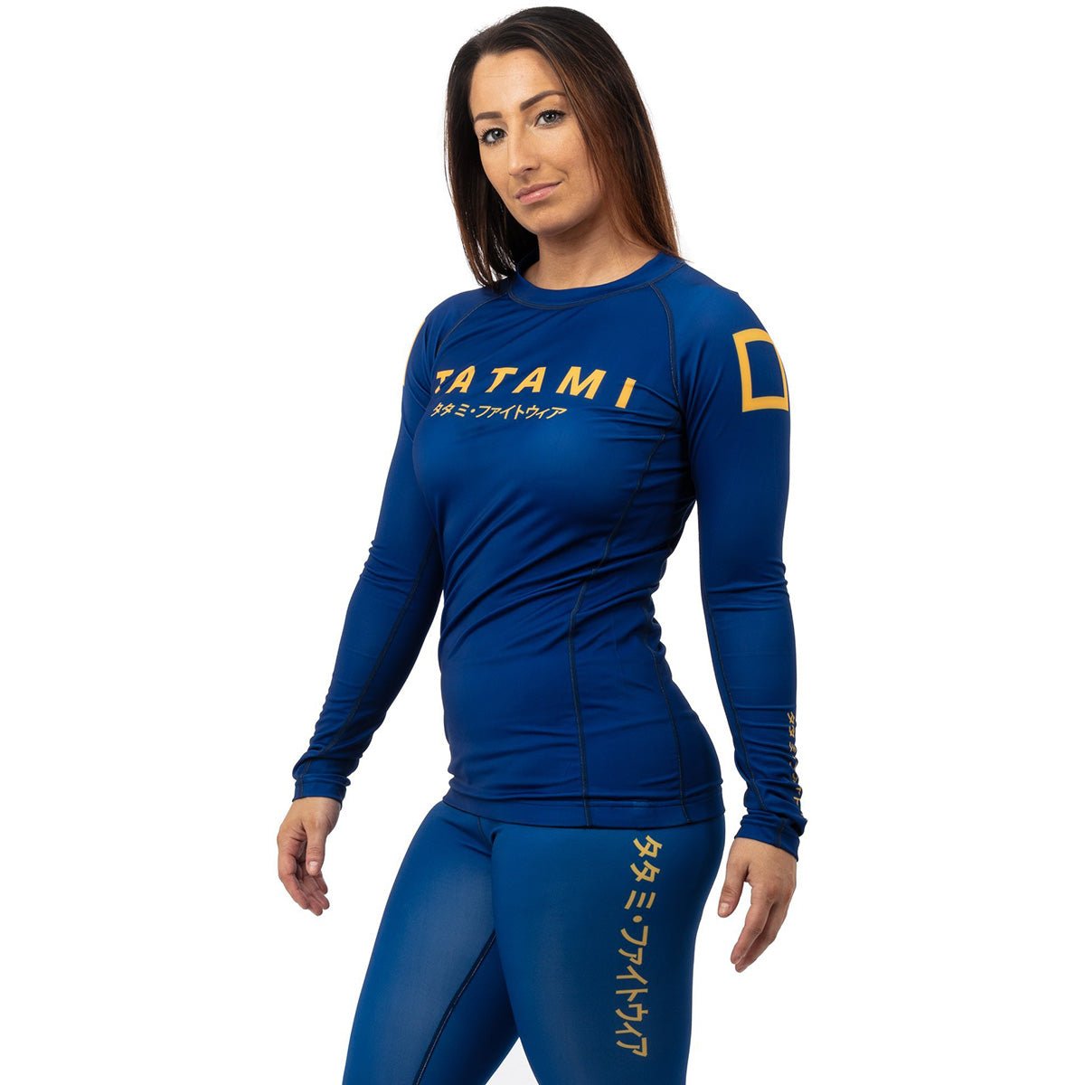 Tatami Fightwear Women's Katakana Long Sleeve Rashguard - Navy - Forza Sports