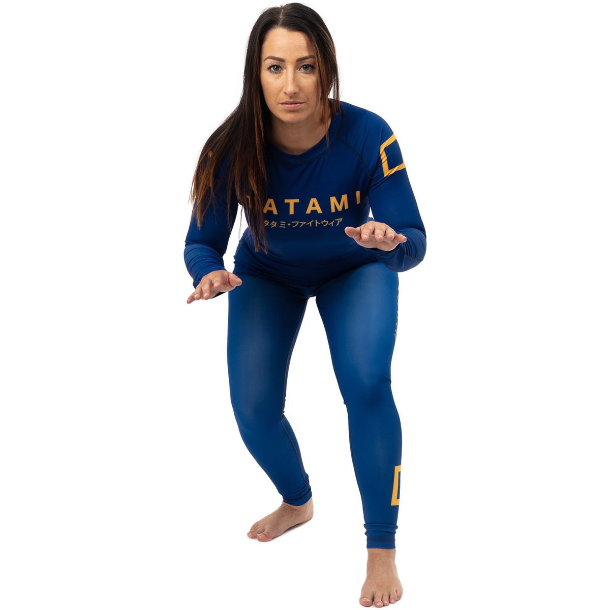 Tatami Fightwear Women's Katakana Long Sleeve Rashguard - Navy - Forza Sports