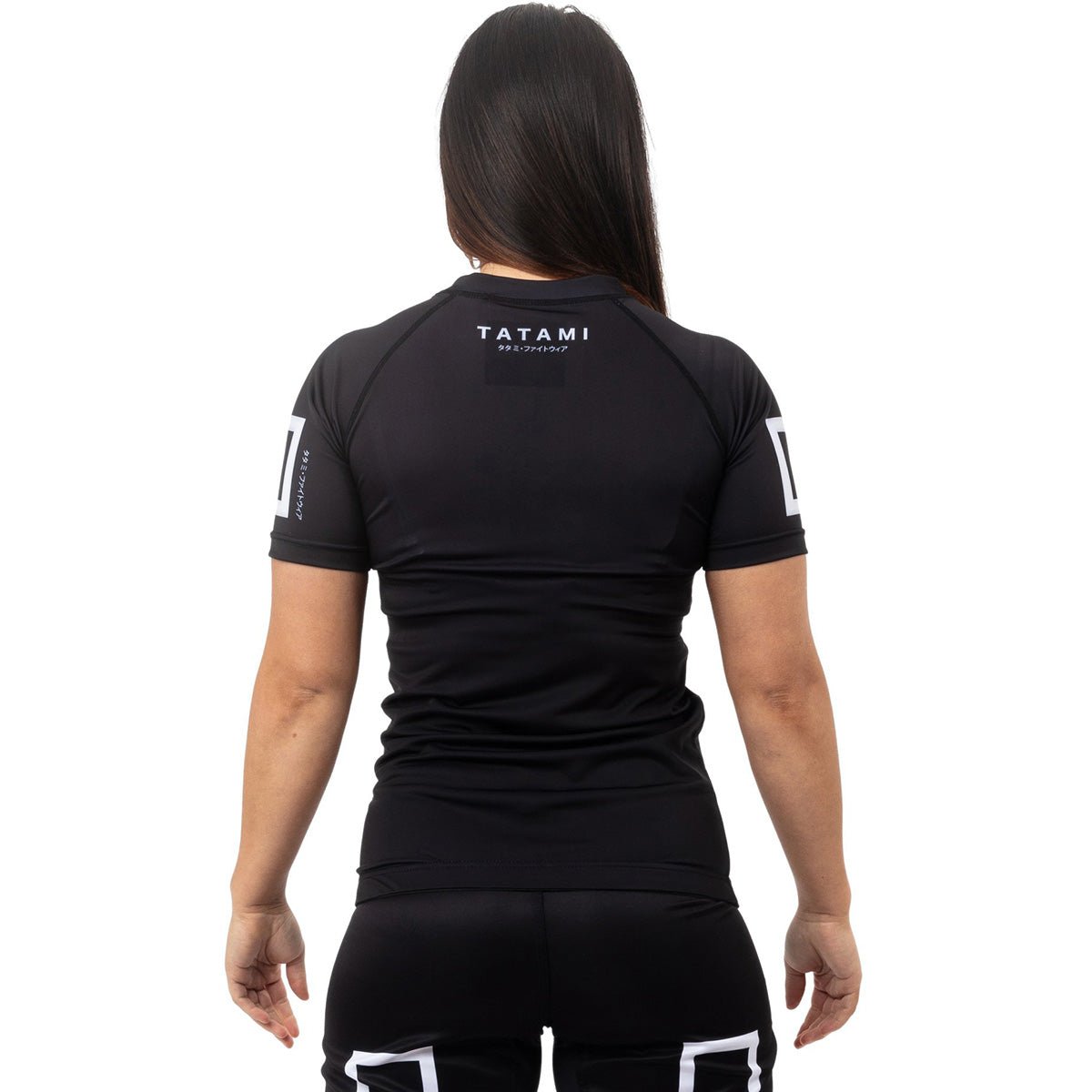 Tatami Fightwear Women's Katakana Short Sleeve Rashguard - Black - Forza Sports