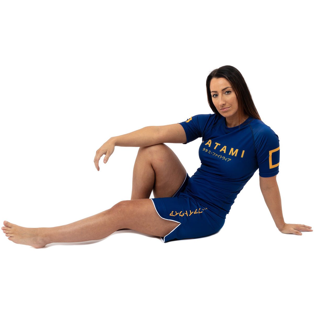 Tatami Fightwear Women's Katakana Short Sleeve Rashguard - Navy - Forza Sports
