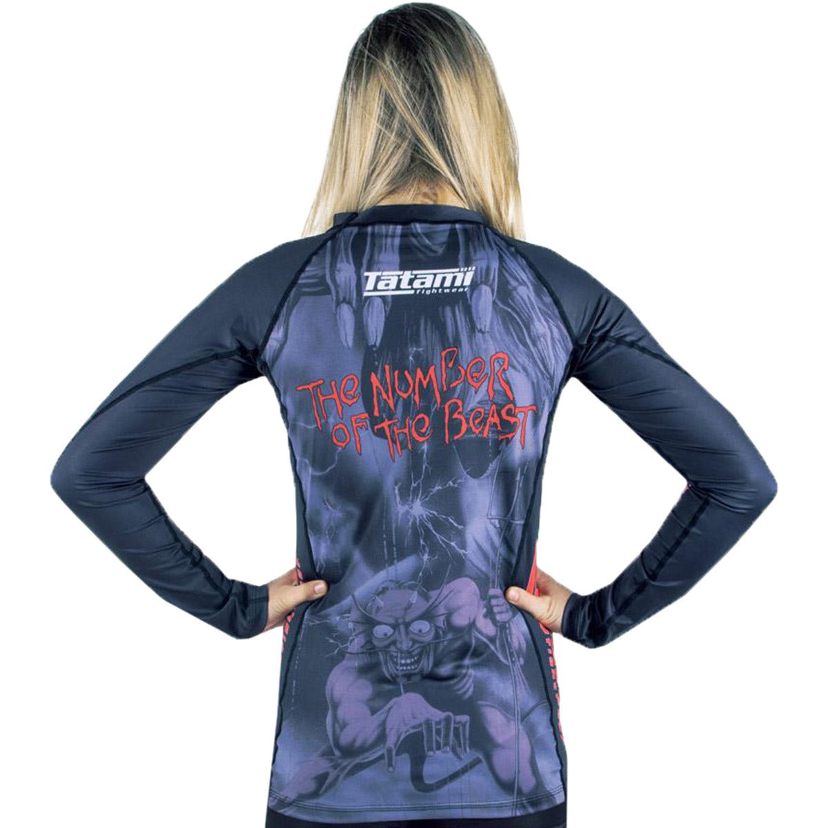 Tatami Fightwear x Iron Maiden Ladies Number of the Beast Long Sleeve Rashguard - Forza Sports