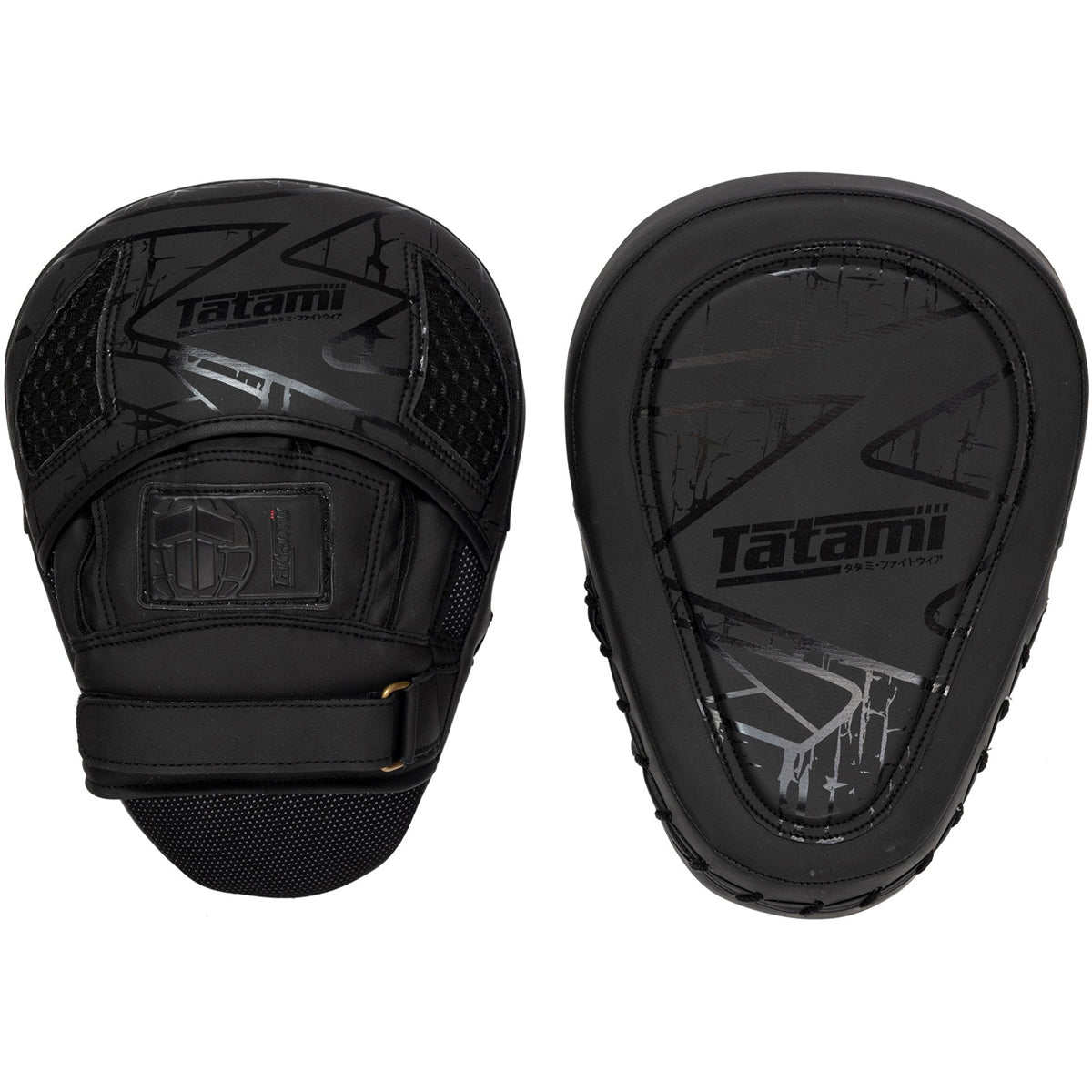 Tatami Fightwear Obsidian Boxing and MMA Focus Mitts - Black - Forza Sports