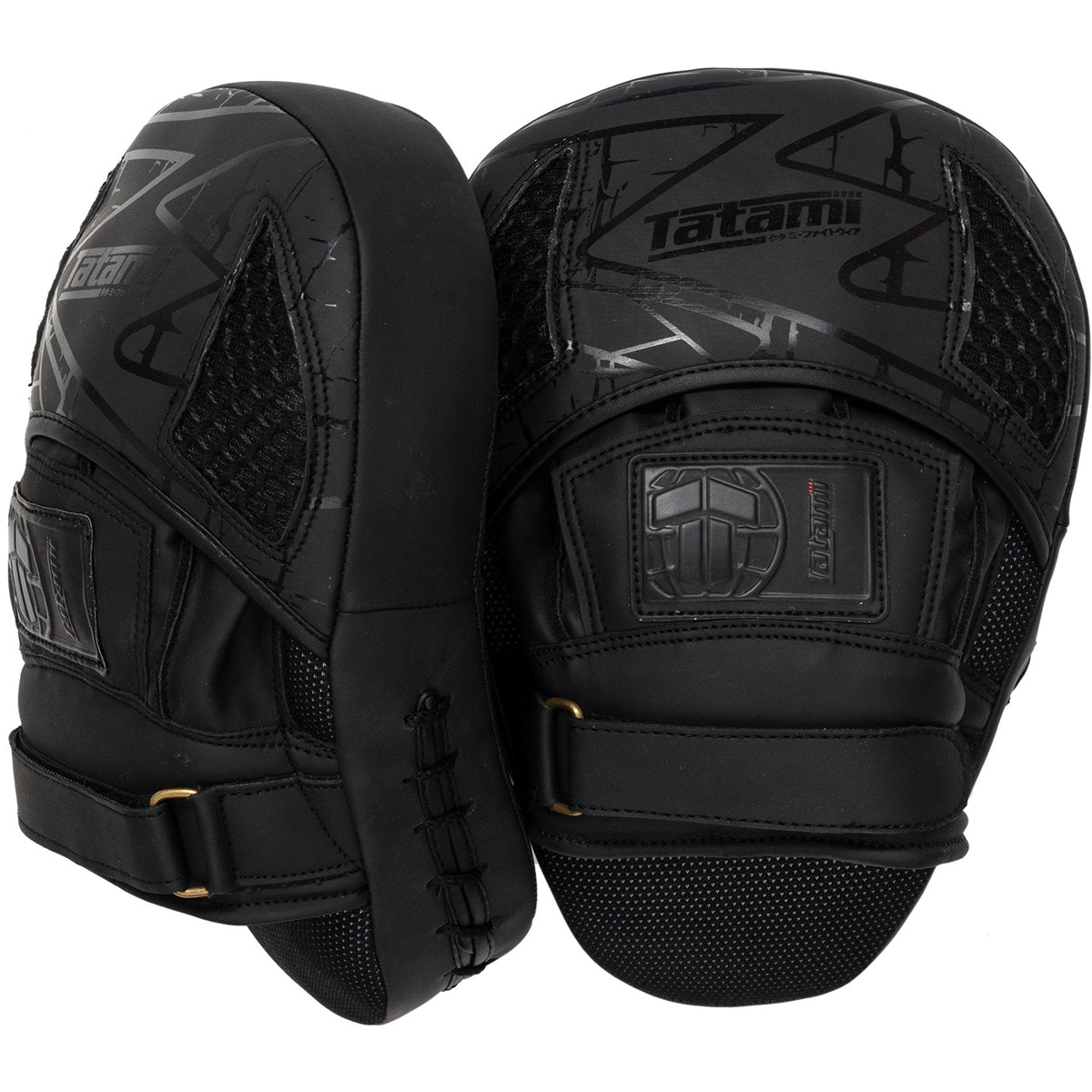 Tatami Fightwear Obsidian Boxing and MMA Focus Mitts - Black - Forza Sports
