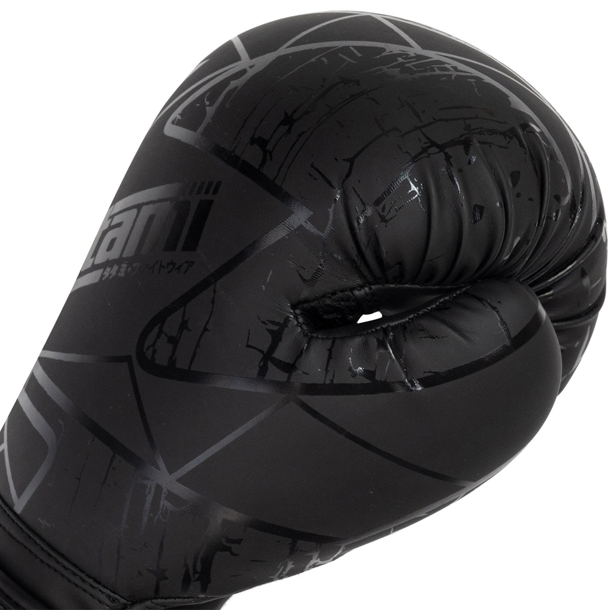 Tatami Fightwear Obsidian Hook and Loop Training Boxing Gloves - Black - Forza Sports