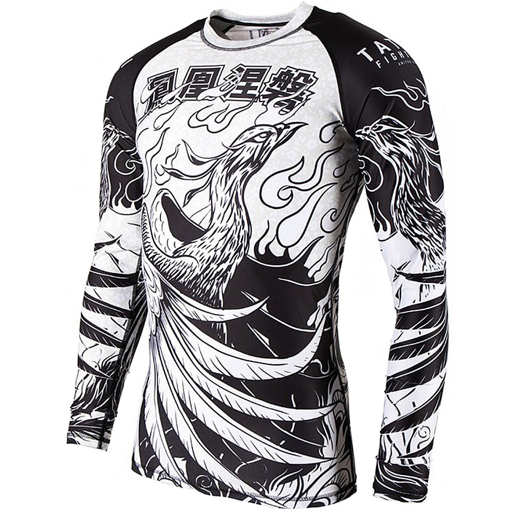 Tatami Fightwear Meerkatsu Phoenix Rising BJJ Long Sleeve Rashguard - Forza Sports