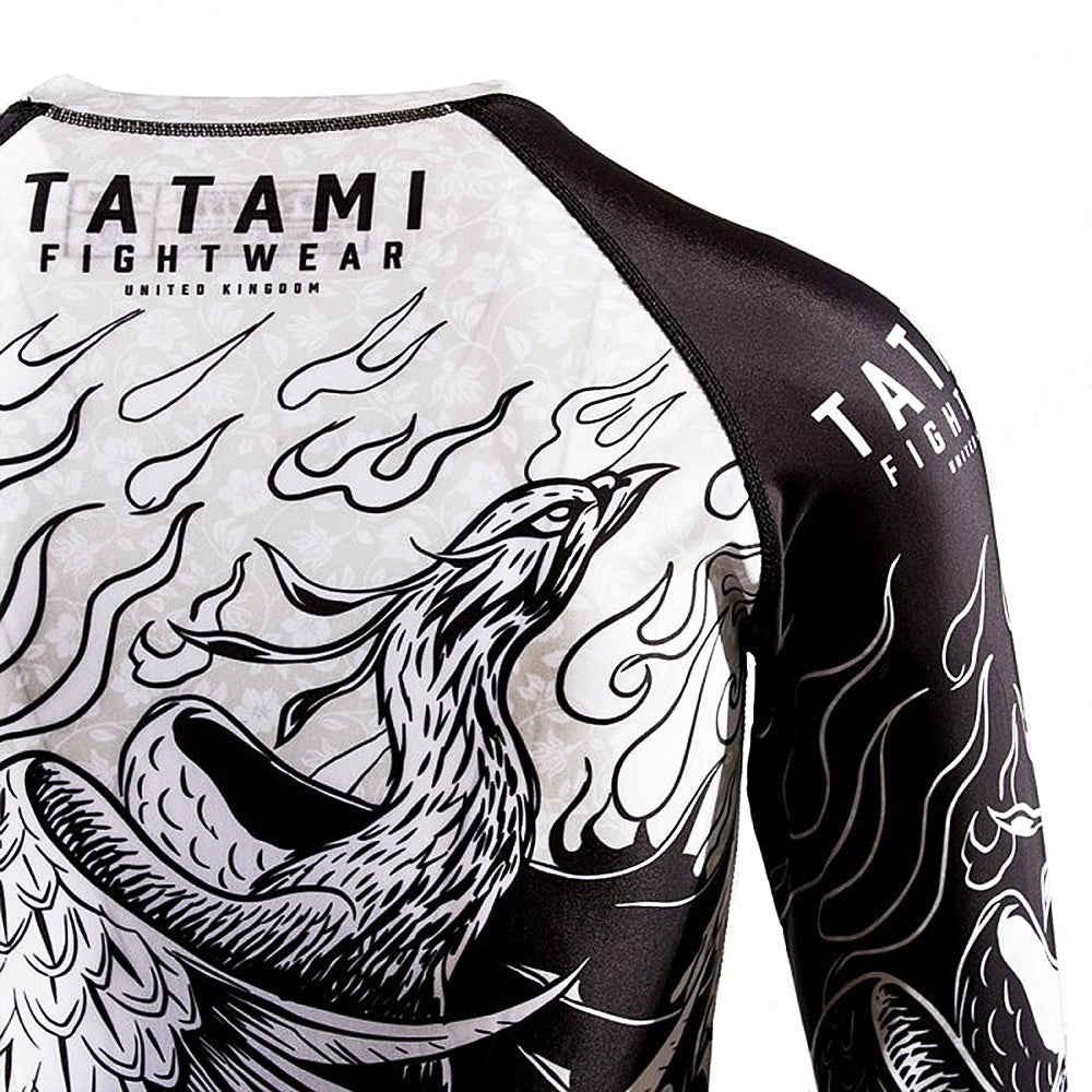 Tatami Fightwear Meerkatsu Phoenix Rising BJJ Long Sleeve Rashguard - Forza Sports