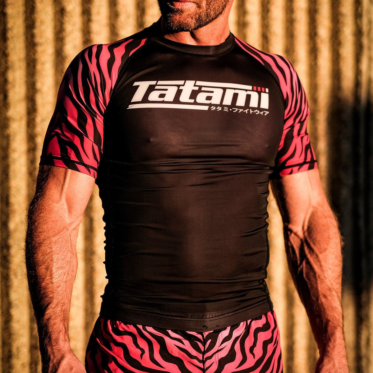 Tatami Fightwear Recharge Short Sleeve Rashguard - Pink - Forza Sports