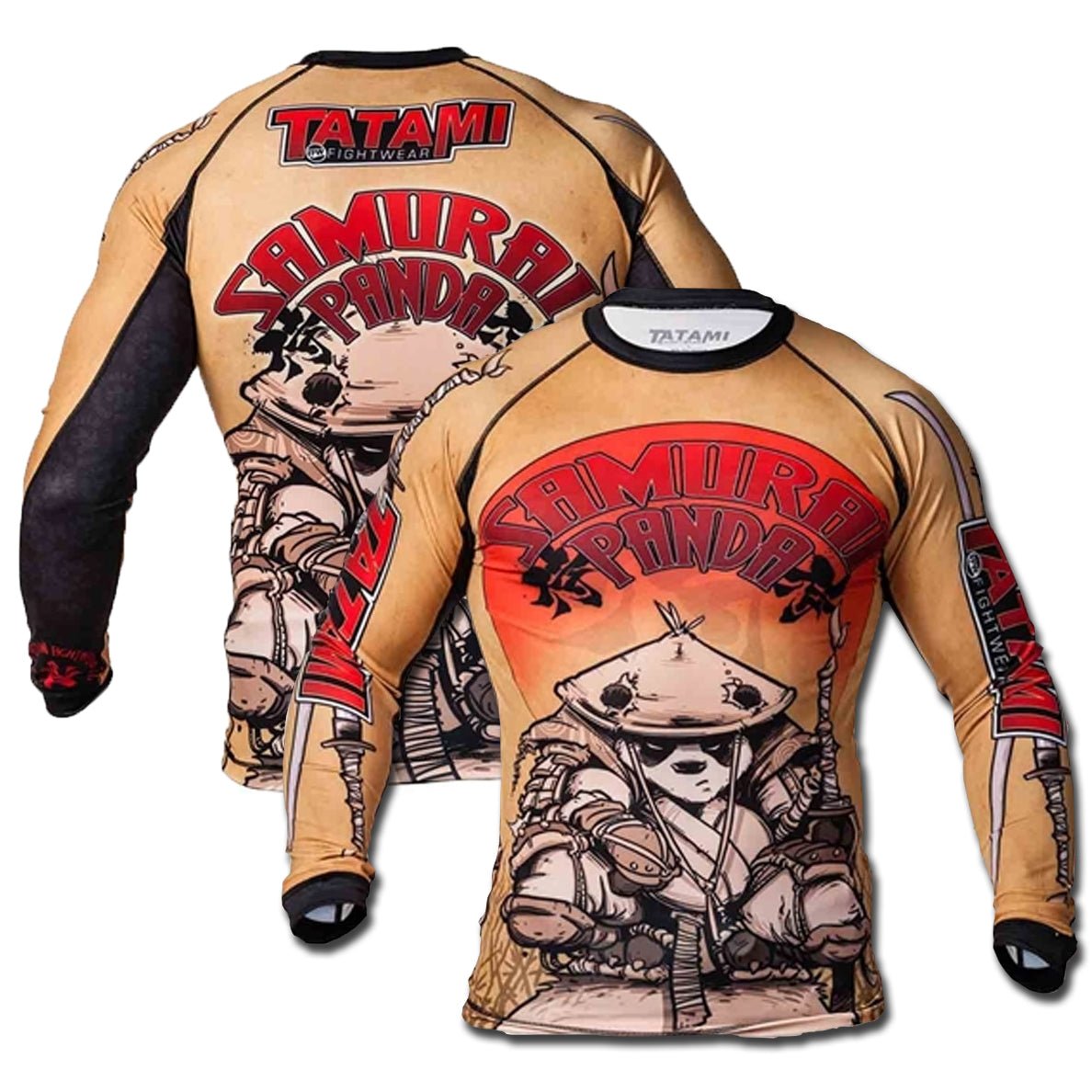 Tatami Fightwear Samurai Panda Long Sleeve Rashguard - Forza Sports