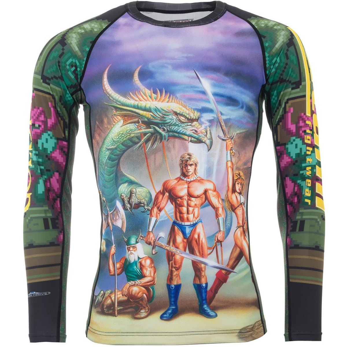 Tatami Fightwear x Sega Golden Long Sleeve BJJ Rashguard - Forza Sports